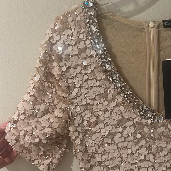 Sequin mini dress- new with tags - Picture 4 of 8